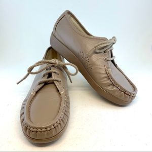 SAS Tripad Siesta Casual Moccasin Wedges WIDE